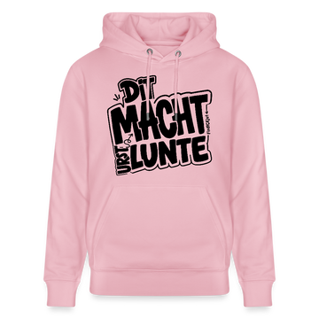 DIT MACHT URST LUNTE-Unisex Bio-Hoodie mit Berliner Schnauze - Hellrosa