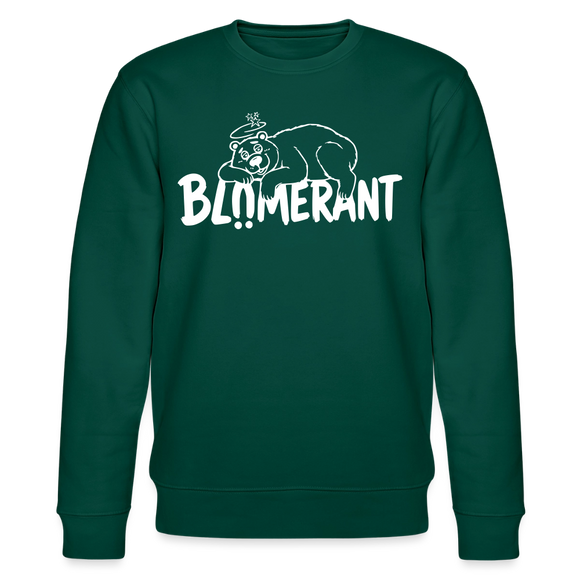 BLÜMERANT-Unisex Bio-Sweatshirt mit echt Berliner Schnauze - Forest