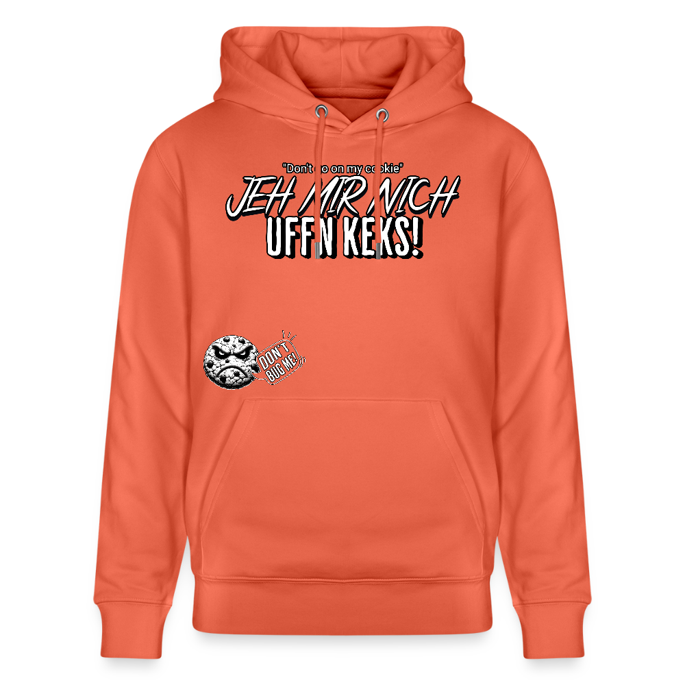 JEH MIR NICH UFFN KEKS-Unisex Bio-Hoodie II - Hellrot
