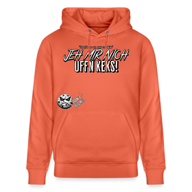 JEH MIR NICH UFFN KEKS-Unisex Bio-Hoodie II - Hellrot