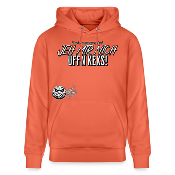 JEH MIR NICH UFFN KEKS-Unisex Bio-Hoodie II - Hellrot