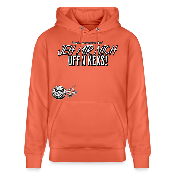 JEH MIR NICH UFFN KEKS-Unisex Bio-Hoodie II - Hellrot