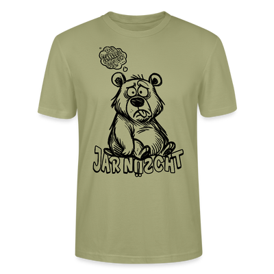 DU SCHNALLST JAR NÜSCHT-Unisex T-Shirt BIO - Nebelgrün