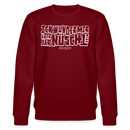 Berliner Spruch-ICK WUNDER MIR-Unisex Bio-Sweatshirt - Burgunderrot