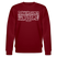 Berliner Spruch-ICK WUNDER MIR-Unisex Bio-Sweatshirt - Burgunderrot