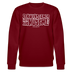 Berliner Spruch-ICK WUNDER MIR-Unisex Bio-Sweatshirt - Burgunderrot