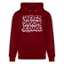 Berliner Kultspruch-VAFATZ DA VOM JELÄNDE-Unisex Bio-Hoodie - Burgunderrot