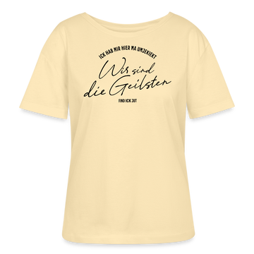 WIR SIND DIE GEILSTEN-Berliner26-Rundhals Frauen Bio-T-Shirt - Creme