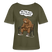 Berliner Bär Shirt-JEH MIR NICH UFFN SENKEL-Rundhals Frauen Bio-T-Shirt - Khaki
