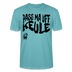 PASS MA UFF KEULE - Unisex T-Shirt Bio-regular - Pastelltürkis