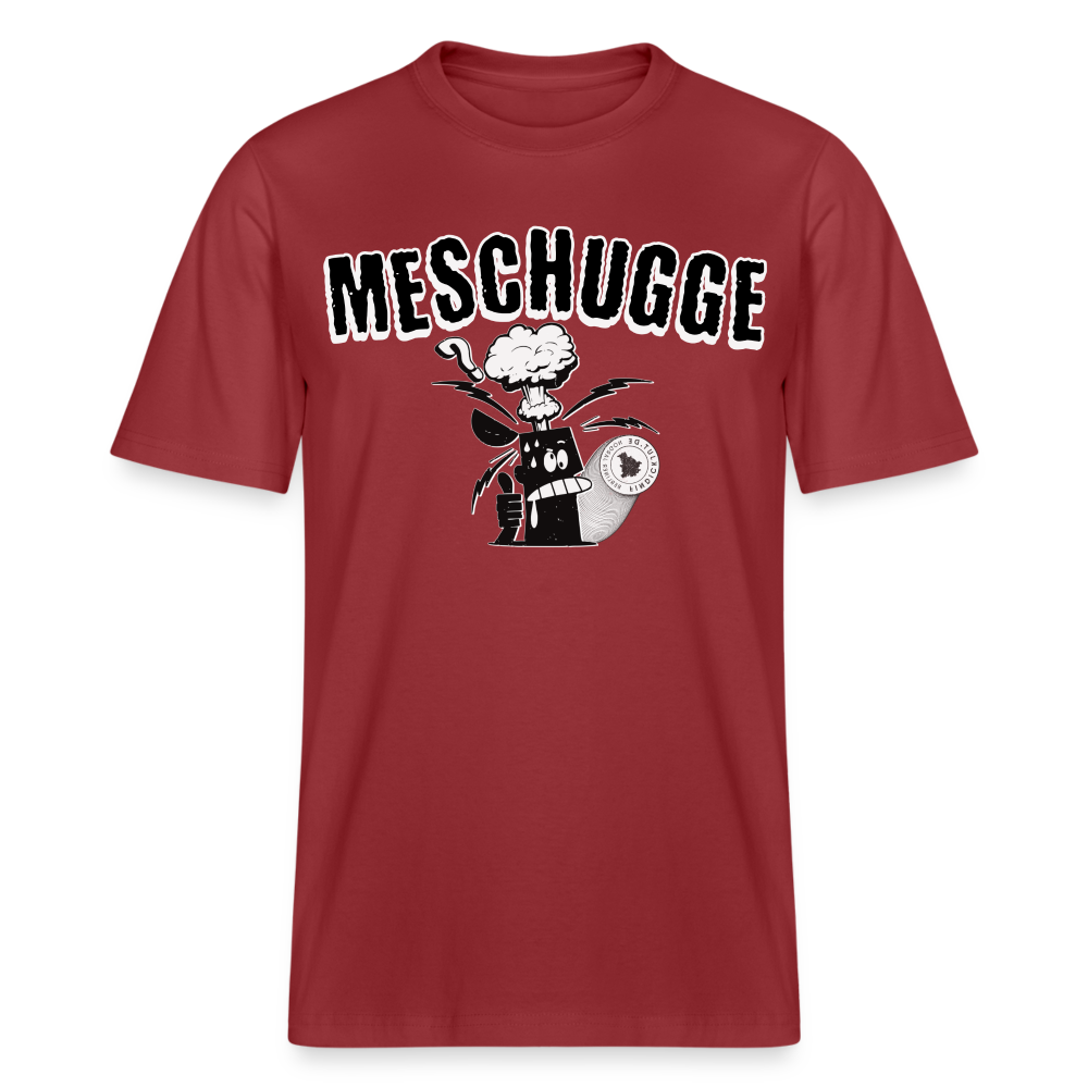 MESCHUGGE - Relaxed Fit Unisex Bio-T-Shirt - Erdrot