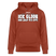 Terrakotta-farbener Bio Hoodie mit dem Spruch in Original Berliner Schnauze 'ICK GLOOB MIR LAUST DER AFFE'-Unisex Bio-Hoodie - Terrakotta