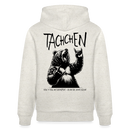 TACHCHEN BERLINER - Unisex Bio-Hoodie-backprint - Beige meliert