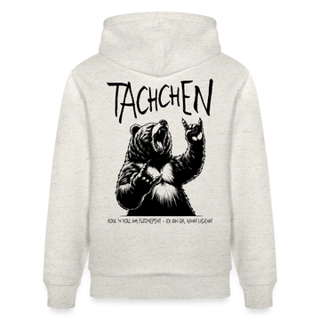TACHCHEN BERLINER - Unisex Bio-Hoodie-backprint - Beige meliert
