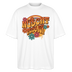 BERLINER RETRO-NÜSCHT-Oversized Unisex Bio T-Shirt - Weiß