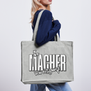 DER MACHER VON DIT JANZE -  Bio Einkaufstasche - Grau meliert