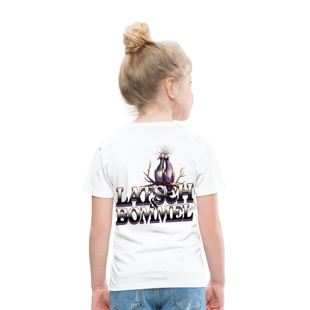 BERLINER LATSCH UND BOMMEL - Kinder Premium T-Shirt - Weiß