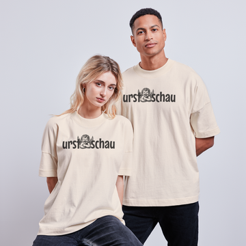 URST SCHAU - Unisex Oversize Bio-T-Shirt - Naturweiß