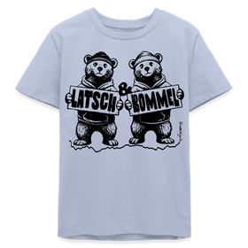 LATSCH & BOMMEL-Bio Teenager T-Shirt - Lavendel-Violett