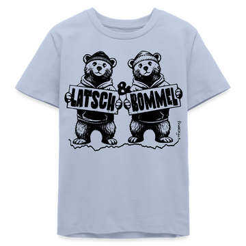 LATSCH & BOMMEL-Bio Teenager T-Shirt - Lavendel-Violett