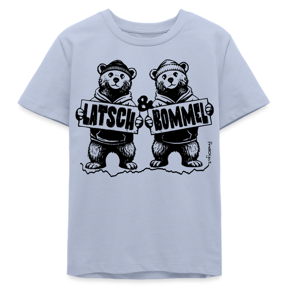 LATSCH & BOMMEL-Bio Teenager T-Shirt - Lavendel-Violett