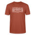 Berliner Spruch-ICK WUNDER MIR-Unisex T-Shirt BIO - Terrakotta