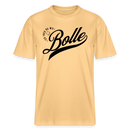 ICK FREU MA WIE BOLLE-Relaxed Fit Unisex Bio-T-Shirt - Hellgelb