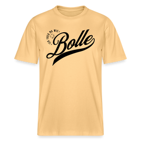 ICK FREU MA WIE BOLLE-Relaxed Fit Unisex Bio-T-Shirt - Hellgelb