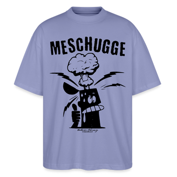 Berlin Shirt-MESCHUGGE - Unisex Oversize Bio-T-Shirt - Violett