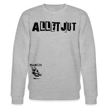 ALLET JUT-Unisex Bio-Sweatshirt - Grau meliert