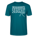 JEH MIR NICH UFFN SENKEL-Unisex T-Shirt BIO II - Ozeanblau
