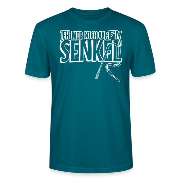 JEH MIR NICH UFFN SENKEL-Unisex T-Shirt BIO II - Ozeanblau