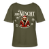 JIBT NÜSCHT-Rundhals Frauen Bio-T-Shirt-grummliger Berliner Bär - Khaki