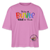 LIEBE IS BUNT-Frauen Boxy Bio-T-Shirt - Pink