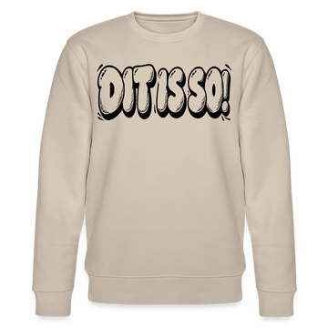 Berlin Sweater mit Berliner Schnauze-DIT IS SO!-Unisex Bio-Sweatshirt - Beige