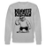 Berliner Spruch-KANNNSTE KNICKEN-Unisex Bio-Sweatshirt mit Berliner Bär - Grau meliert