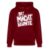 DIT MACHT URST LUNTE-Unisex Bio-Hoodie mit Berliner Dialekt - Burgunderrot
