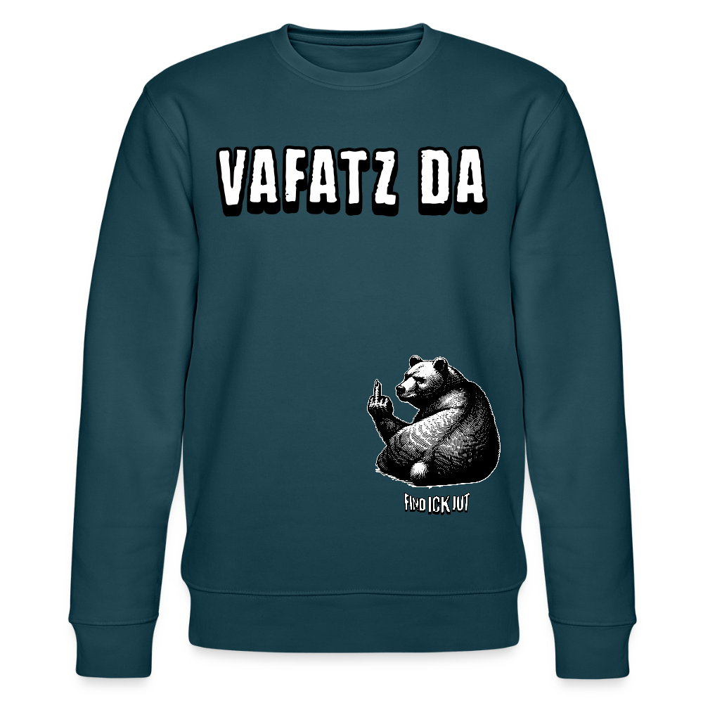 VAFATZ DA-Unisex Bio-Sweatshirt - Dunkles Petrol
