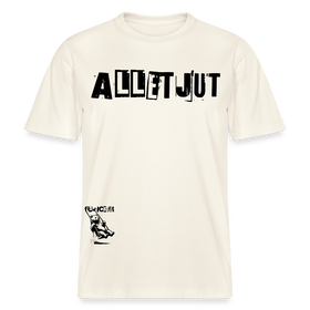 ALLET JUT-Relaxed Fit Unisex Bio-T-Shirt - Naturweiß 