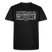 Berliner Spruch-ICK WUNDER MIR ÜBER JAR NÜSCHT MEHR-Männer Premium BIO T-Shirt - weiss gerahmte Schrift auf Schwarzem Stoff