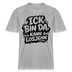 Berlin Shirt-ICK BIN DA, KANN LOSJEHN- RELAXED FIT Unisex Bio T-Shirt - Grau meliert