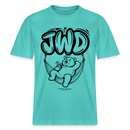 JWD-BERLIN-RELAXED FIT Unisex Organic T-Shirt - Poolblau