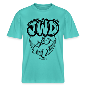 JWD-BERLIN-RELAXED FIT Unisex Organic T-Shirt - Poolblau