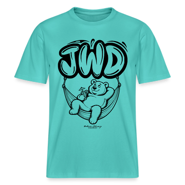 JWD-BERLIN-RELAXED FIT Unisex Organic T-Shirt - Poolblau