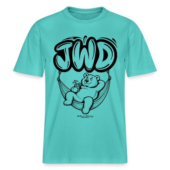 JWD-BERLIN-RELAXED FIT Unisex Organic T-Shirt - Poolblau