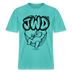 JWD-BERLIN-RELAXED FIT Unisex Organic T-Shirt - Poolblau