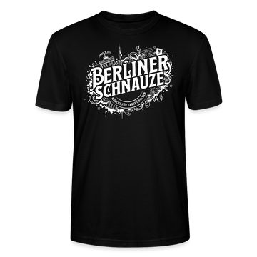 BERLINER SCHNAUZE-Unisex T-Shirt BIO - Schwarz