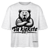 Da kiekste, wa? Frauen Boxy Bio-T-Shirt - Weiß meliert