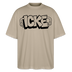 ICKE-Oversized Unisex Bio T-Shirt - Steingrau