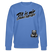 Dit is mir SCHNURZPIEPE-Unisex Bio-Sweatshirt - Blau